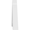 Ekena Millwork Archdale Architectural Grade PVC Gable Bracket, 48"W x 12"H x 2"D x 6"F, 6/12 Pitch GBP048X12X0206ARC00 - alternate 3
